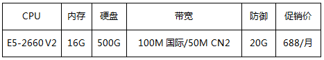 美國服務(wù)器E5-2660 V2/ 16G/ 500G SSD/，永久688元/月